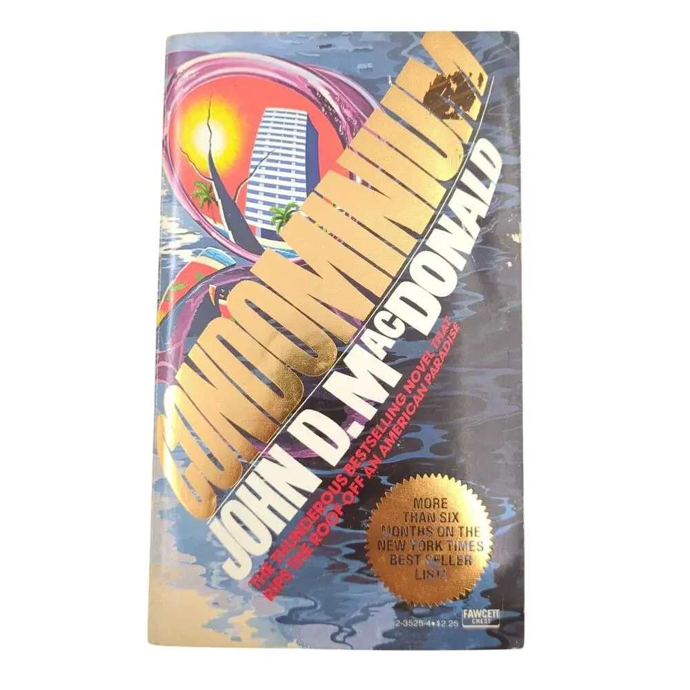 Condominium by John D. MacDonald Fawcett Crest Paperback 1977 Thriller Novel